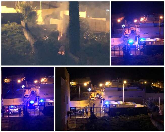 Imágenes del incendio/TA.